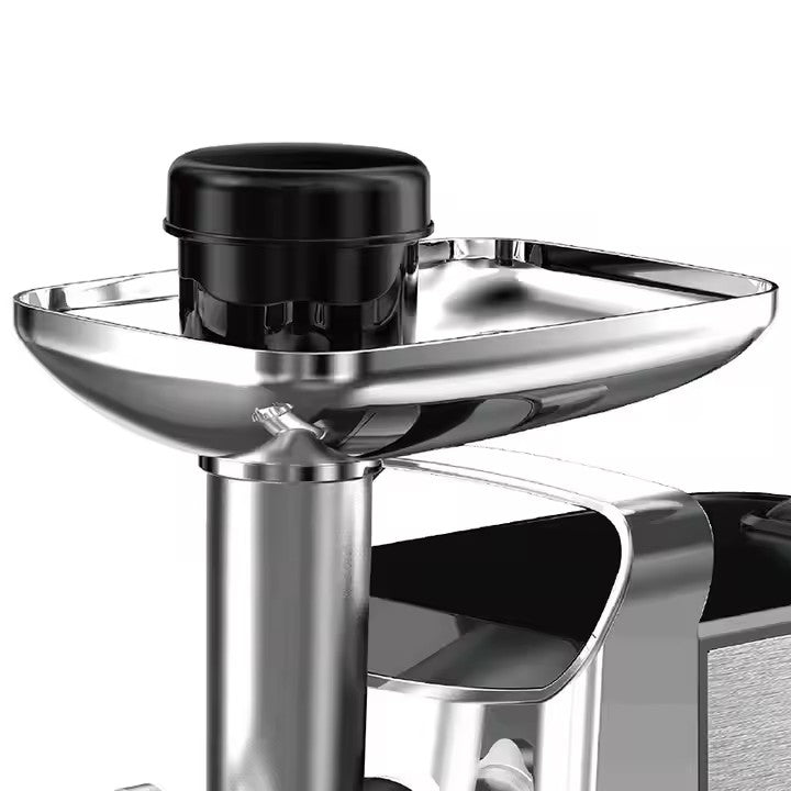 Mașină de Tocat Carne HALEY, 2600W, Unelte Metalice, Carcasă din Oțel Inoxidabil, Argintiu