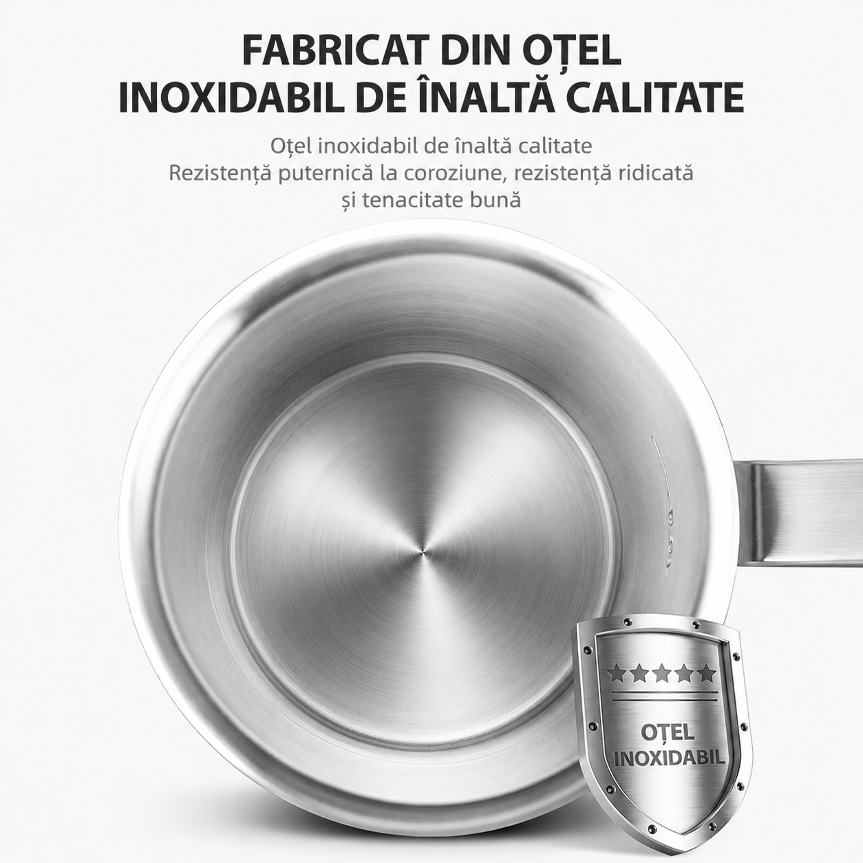 Fierbător Electric HALEY HY-8915, 2,5L, 2000W, Inox SUS 304, Bază Rotativă 360°, Oprire Automată, Protecție Fierbere Fără Apă