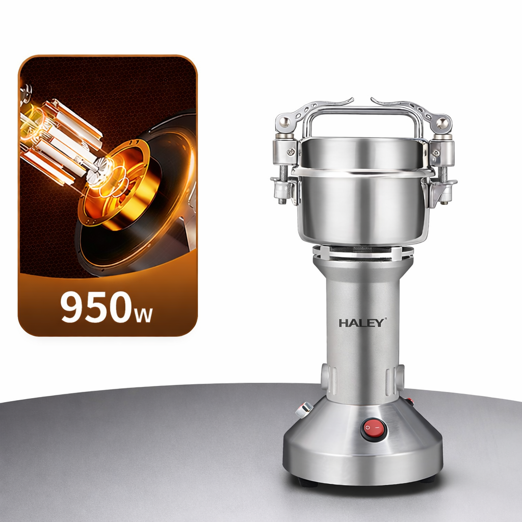 Râșniță electrică multifuncțională HALEY HY-2115, 950W, 100g, 28.000 RPM – pentru cafea și condimente