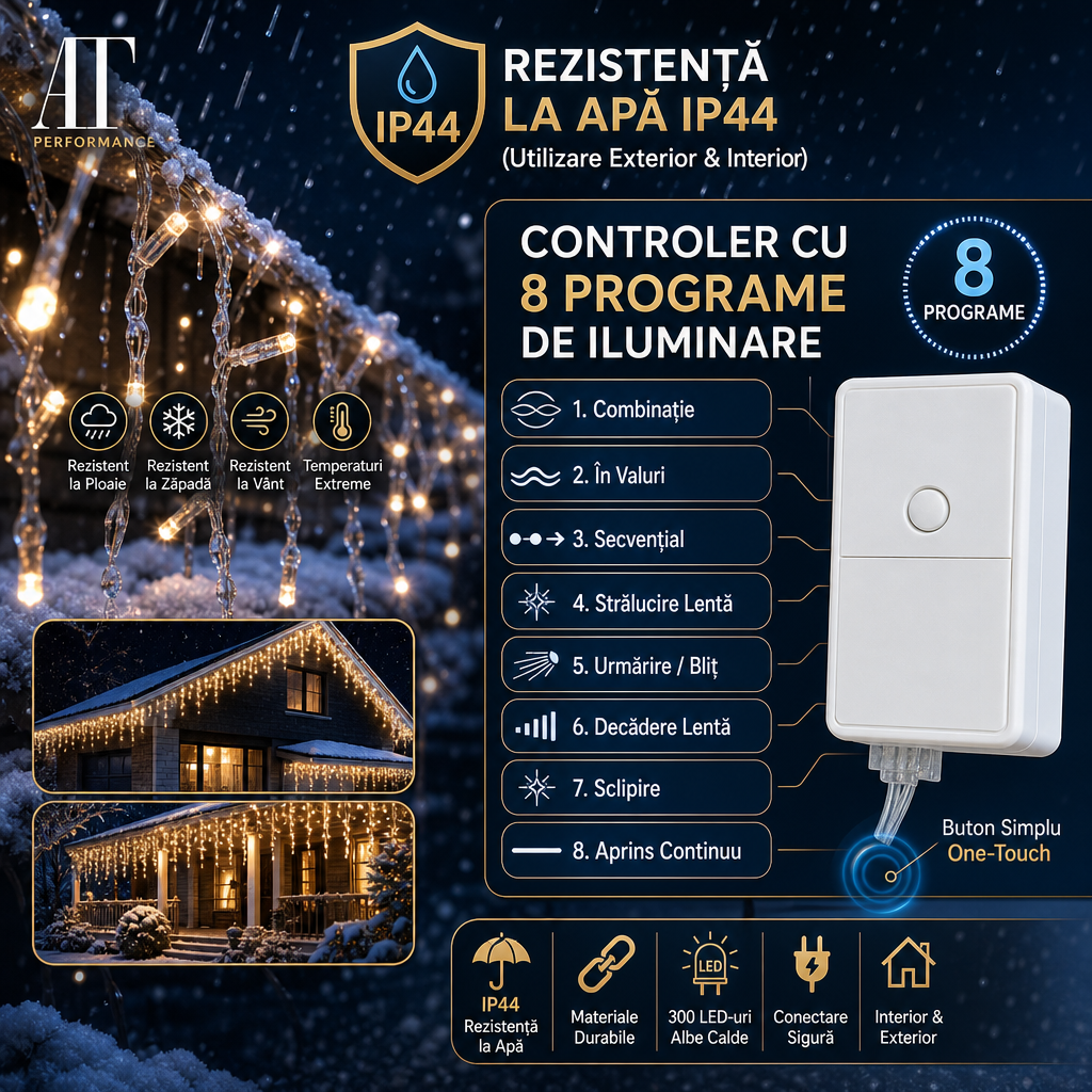AT-2128 – prezentare controler și programe de iluminare