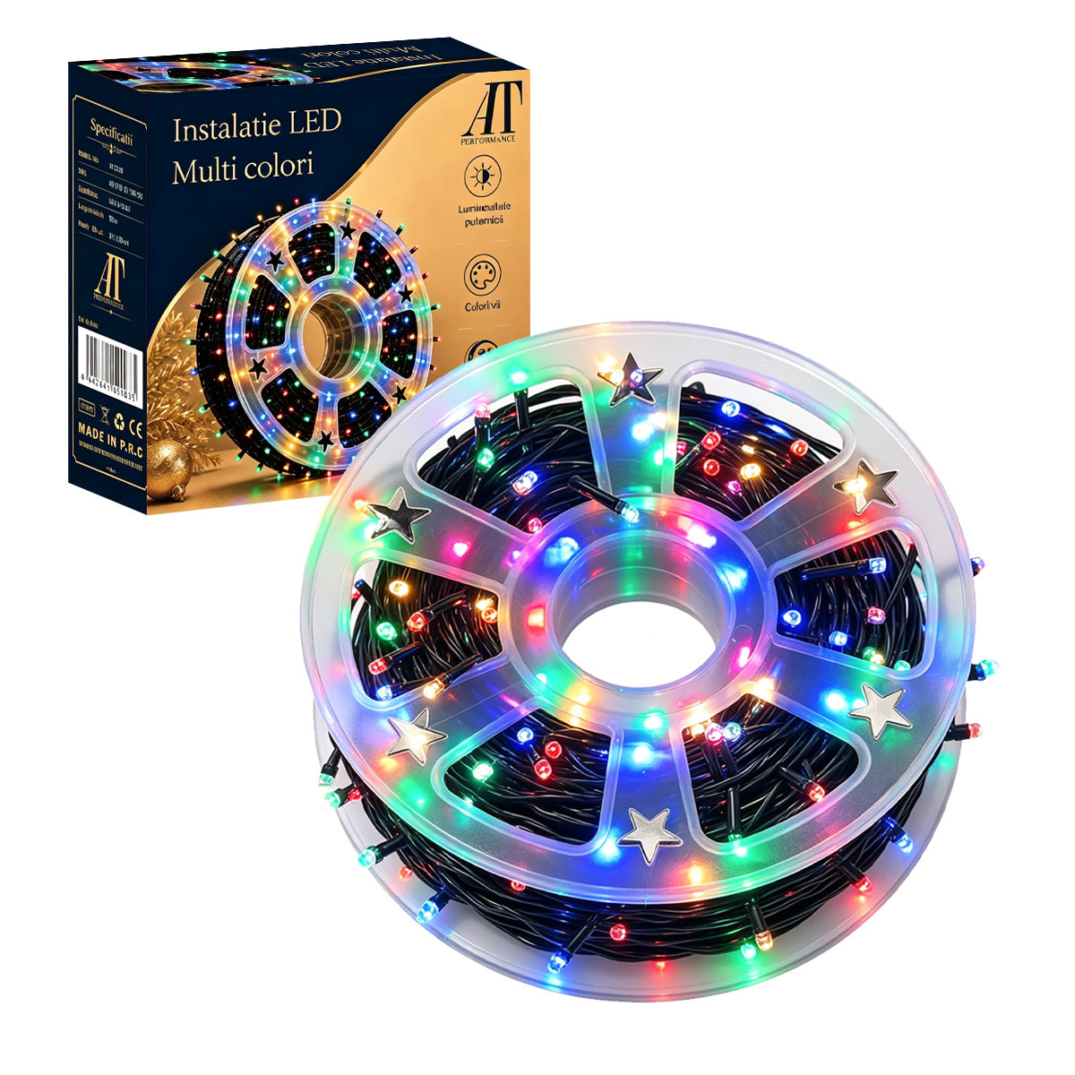 AT-2130 – tambur cu instalație multicoloră și ambalaj