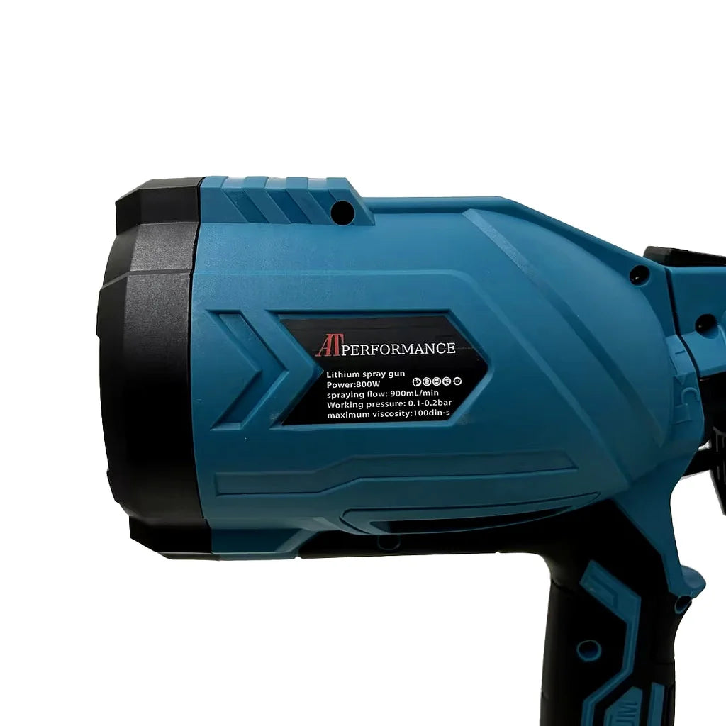 Pistol de vopsit electric cu acumulator AT PERFORMANCE® AT-401, 48V, rezervor 1000 ml, 1200 ml/min, 3 moduri pulverizare