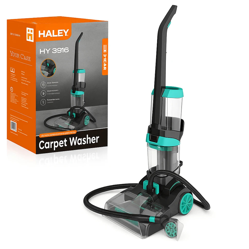 Aspirator canistră 1350 ml, 800W, cu filtru de aer ultra-fin și funcție de curățare umed-uscat – HALEY HY-3916, pentru acasă, hotel și spații exterioare