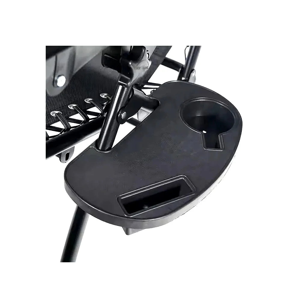 Set 2 Scaune Șezlonguri Portabile Pliabile AT PERFORMANCE® – Zero Gravity, Cadru Aluminiu, Suport Pahar