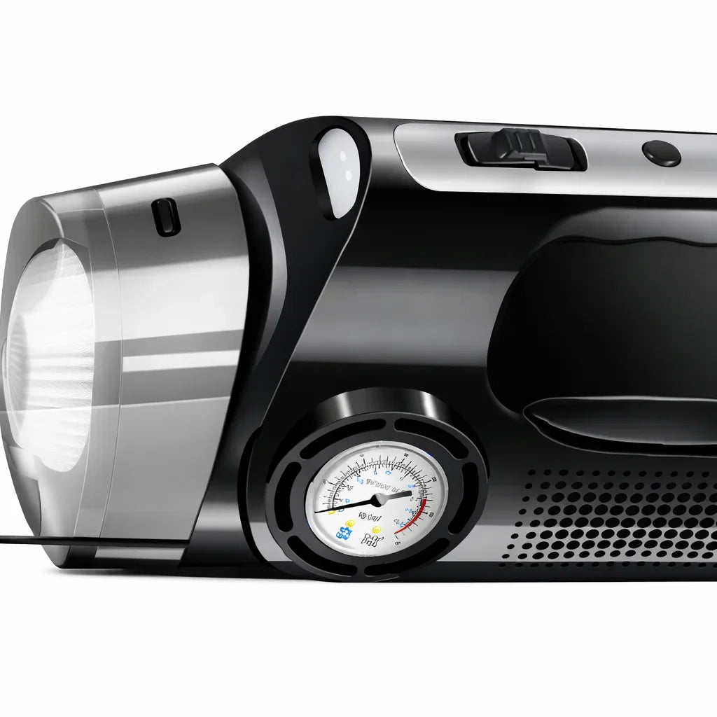 Aspirator Auto Portabil HALEY HY-3921, 4 în 1 – Aspirare, Compresor, Suflare, LED, 12V