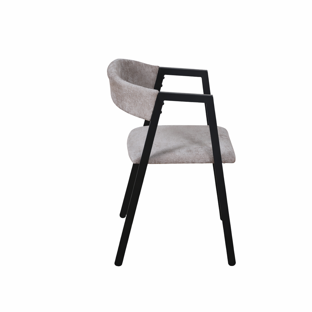 Set Masă Bucatarie Si Sufragerie 120x70 cm cu 4 Scaune, Blat Lemn, Cadru Metalic – Stil Modern