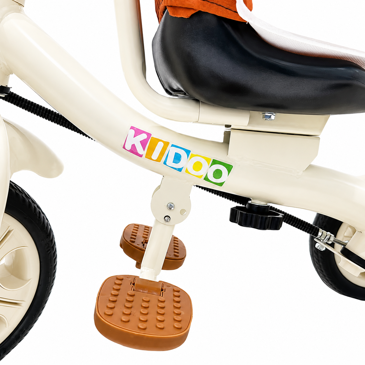 Tricicletă Evolutivă Kiddo KD-X06, Scaun Rotativ 360°, Poziție de Somn, Copertină UV, Roți din Cauciuc, 9 Luni – 6 Ani