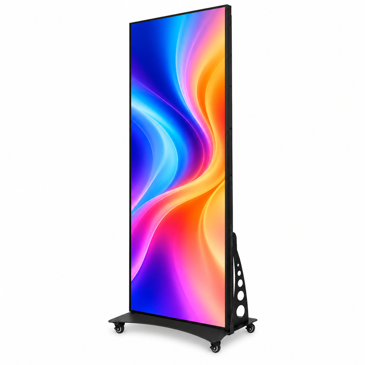 Ecran LED publicitar indoor P2.5, vedere principală pe fundal alb