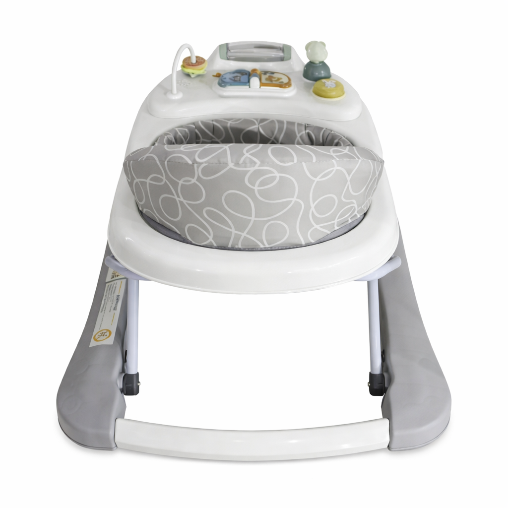 Premergător bebe KIDOO Baby Walker W1246UR2, cu jucării și muzică, 6–18 luni, Albastru