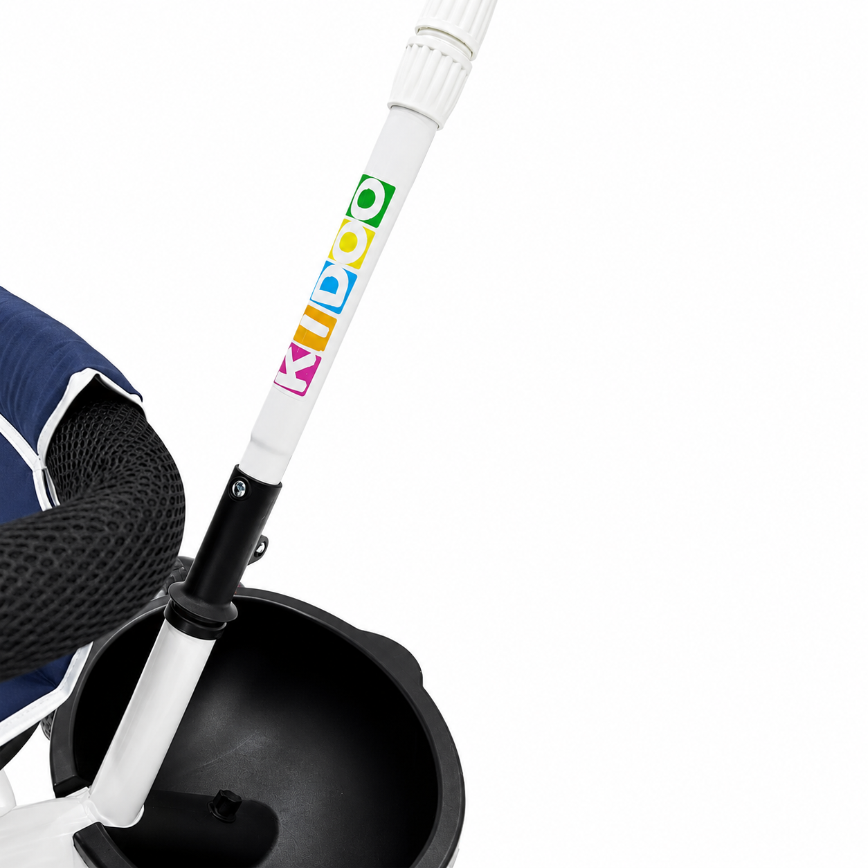 Tricicletă Evolutivă Kiddo KD-X06, Scaun Rotativ 360°, Poziție de Somn, Copertină UV, Roți din Cauciuc, 9 Luni – 6 Ani