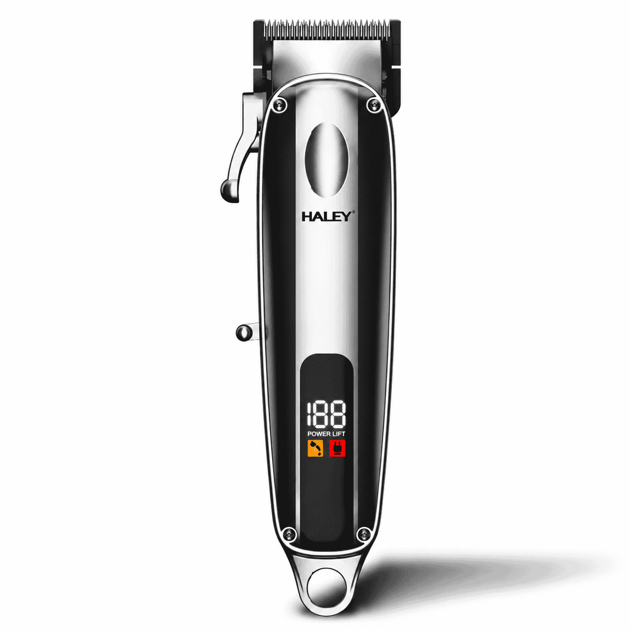 Mașină Profesională De Tuns Haley HY-4504, Acumulator 2000 mAh, Autonomie 180 Minute, Ecran LCD, Încărcare USB