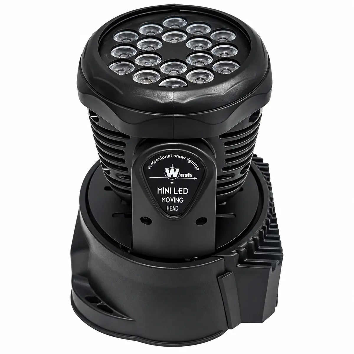 Moving Head LED 18x3W RGB, DMX 512, 8/13 Canale, Mod Automat, Sunet, Master-Slave, Stroboscop, Pan/Tilt