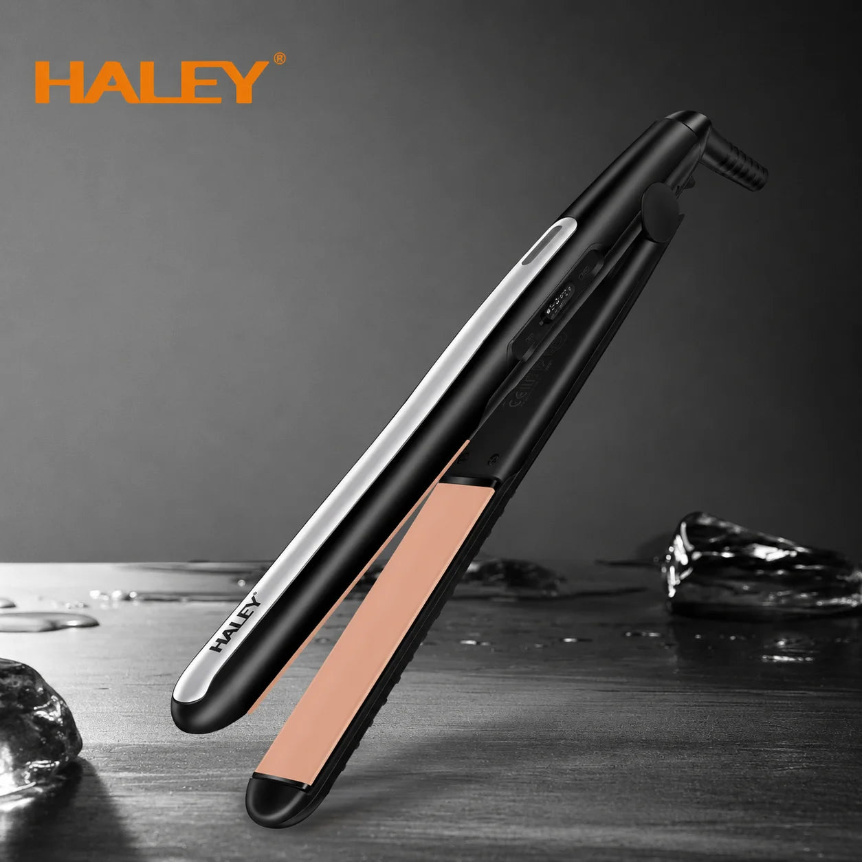 Placă De Îndreptat Părul Haley HY-3007, 45W, 4 Trepte De Temperatură 160–220°C, Încălzire Rapidă