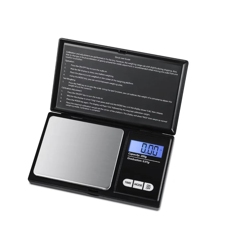 Cantar Electronic Bijuterii, Pentru Buzunar, 200g/0.01g, At Performance, Display Digital, Functie Tare, Negru