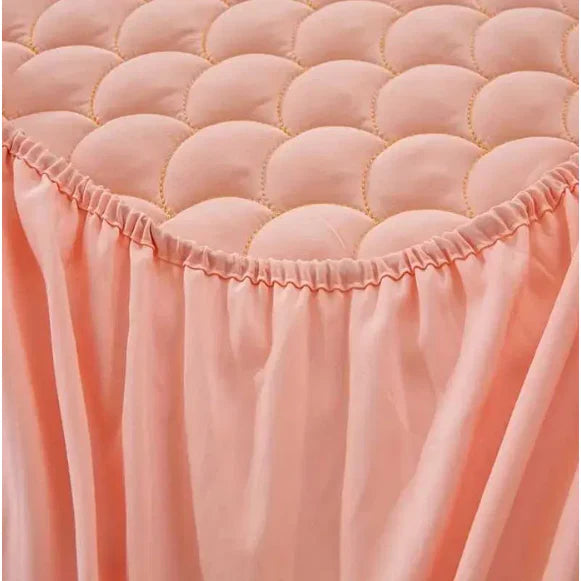 Husa de saltea din bumbac, impermeabila, At Performance, roz, 160x200cm