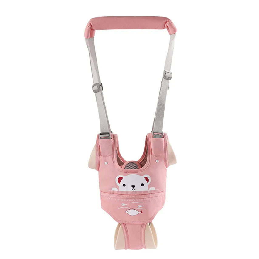 Ham Bebe cu Suport Tip Chilot Detasabil, At Performance, Premergator, Asistare Mers, Varsta 6-24 luni, Ursulet, Bumbac, Plasa, Ergonomic si sigur