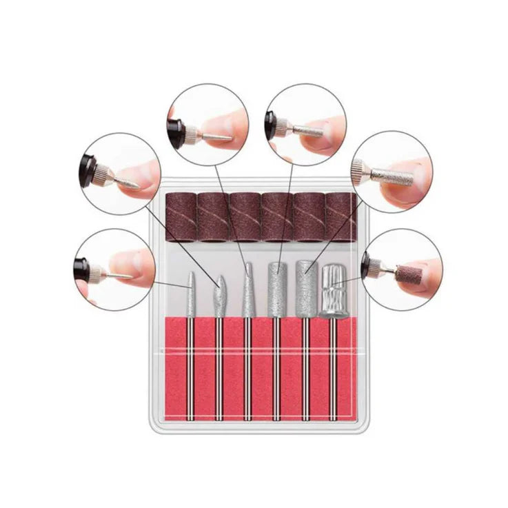 Freza Unghii Semiprofesionala At Performace, 9w, Ideala pentru Manechiura si Pedichiura 3.000-20.000 RPM, Roz