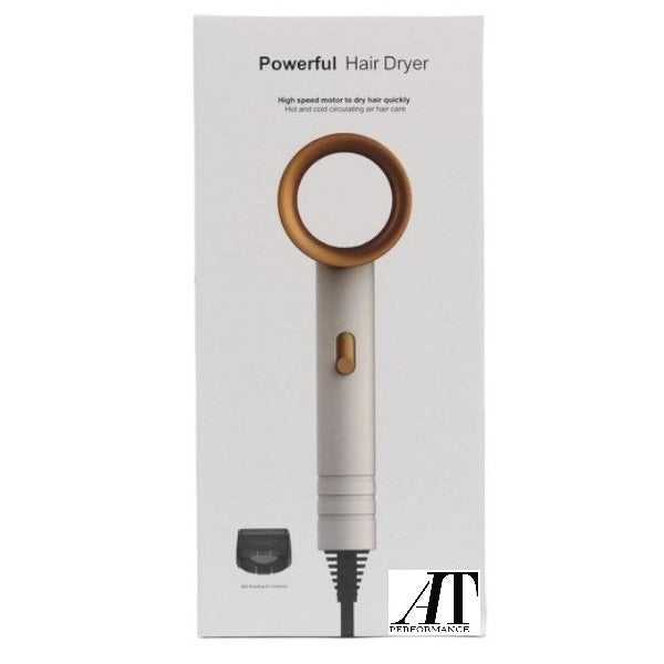 Uscator de par, At Performance, 2 trepte de viteza, aer cald, rece, 1250w, 1 concentrator, Alb