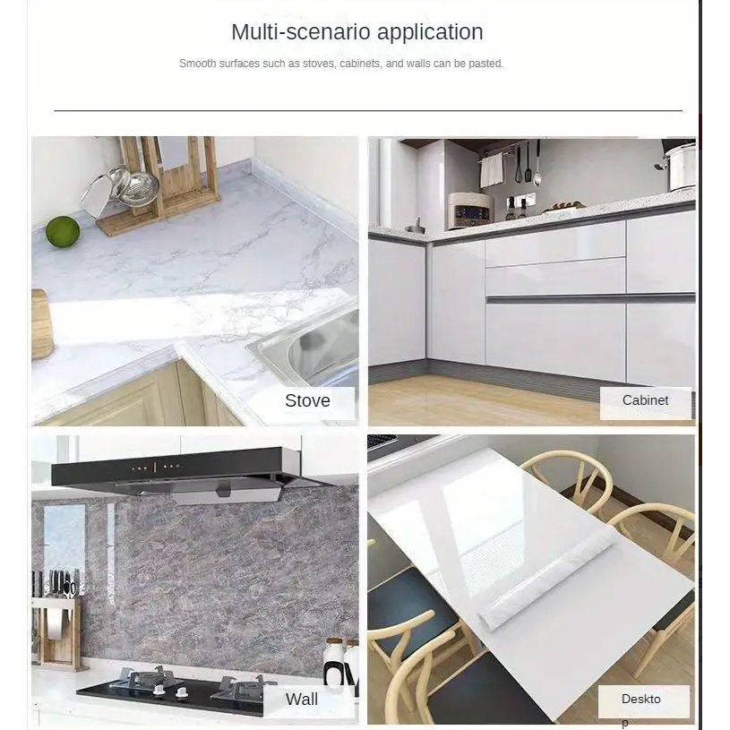 Rola tapet modern, imitatie de marmura At Performance rezistent, la apa, vinil, compact, autoadeziv, 60cmx 300 cm, gri inchis