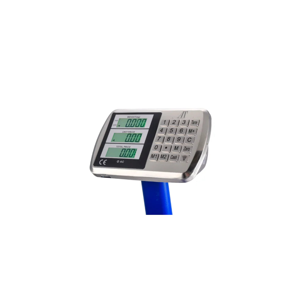 Cantar Electronic At Performance, cu Platforma, 500 kg, Brat Rabatabil Si Cu Afisaj LCD, Butoane din inox
