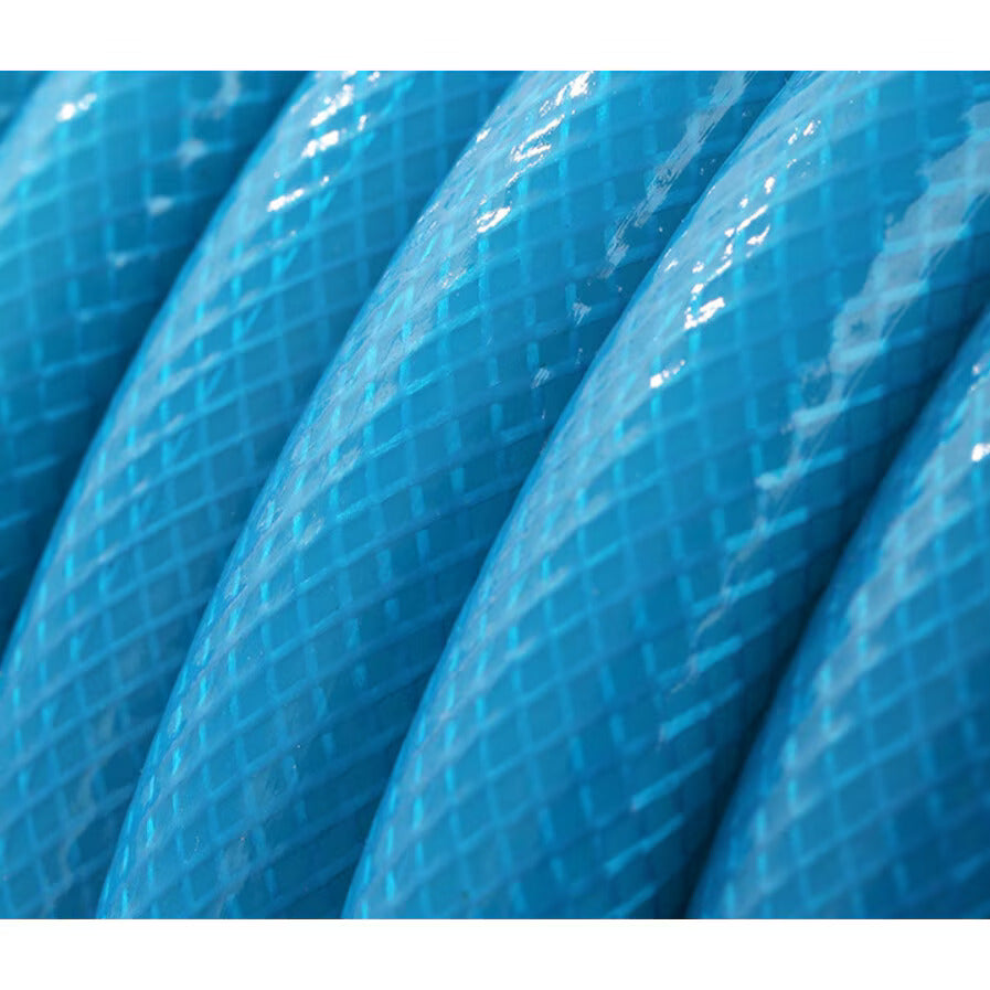 Furtun de gradina Albastru, pe tambur AT PERFORMANCE®, 20m, Inclusiv duza si cuplaj