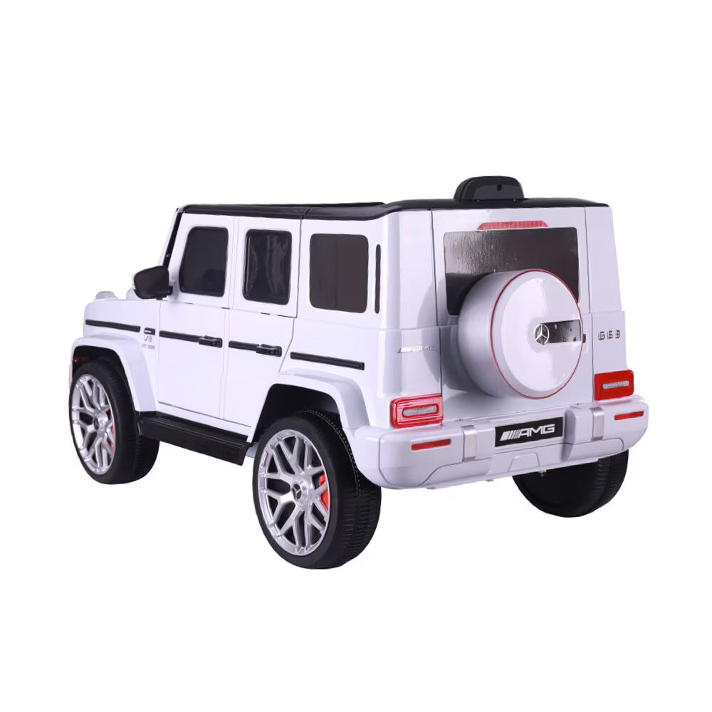 Mercedes-Benz AMG G63 – Mașinuță electrică oficial licențiată pentru copii (12V, 2 motoare de 30W)