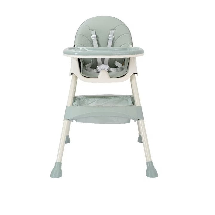 Scaun Multifuncțional 4 în 1– Design Modern și Portabil verde, Reglabil pe Înălțime și Înclinare, Ideal pentru Copii