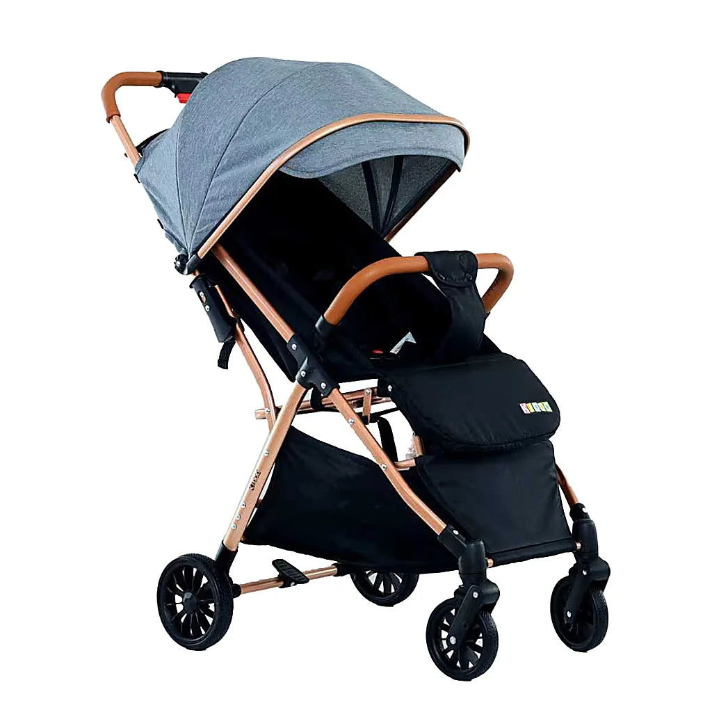 Cărucior pentru copii KIDOO 6607 pliabil, spătar reglabil, copertină mare, 0-36 luni, max. 22 kg