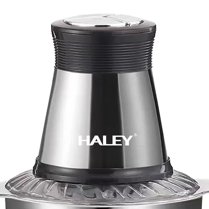 Tocator Universal Electric HY-1221 pentru Carne si Legume, Capacitate 3L, Bol Inox, 4 Lame Premium din Otel Inoxidabil, Motor Puternic 1000W