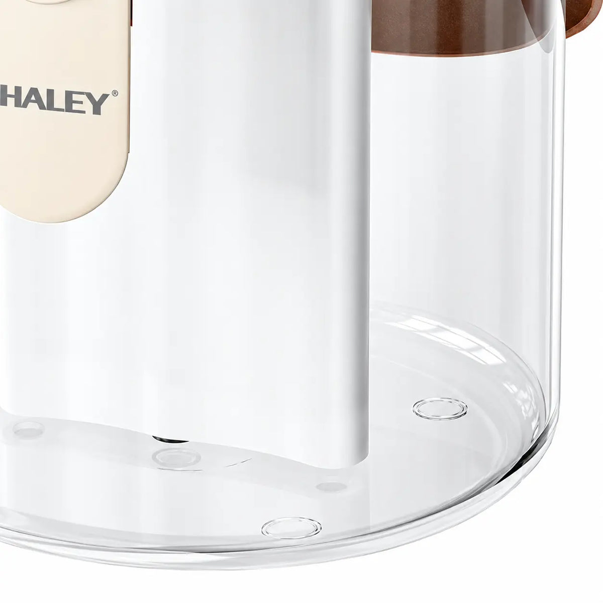 Umidificator de Aer HALEY HY-3103, 1.5L, Pulverizare Dublă, Display Digital Inteligent, Debit 25–80 ml/h, Acumulator 1800 mAh, Oprire Automată cu Timer, Lumină Ambientală Caldă