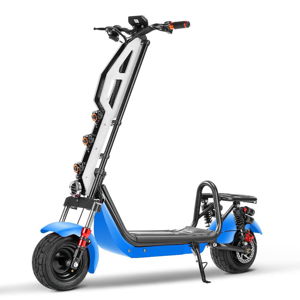 Pachet Premium – Trotinetă Electrică Off-Road, AT PERFORMANCE®, 1000W pliabilă – Viteză 35 km/h, Autonomie 45 km, Baterie 48V, 12Ah + Căști KLGO True Wireless Bluetooth cu Sunet Clar și Autonomie Extinsă