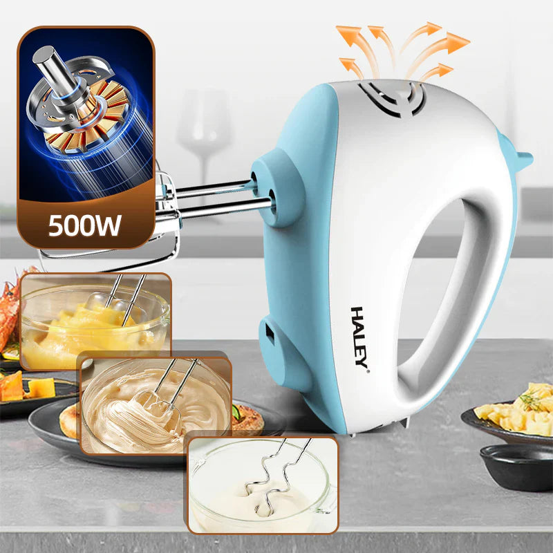 Pachet Friteuză cu Aer Cald AT PERFORMANCE® 8L + Mixer Haley 500W – Set Premium Bucătărie + BONUS 100 Hârtii de Copt