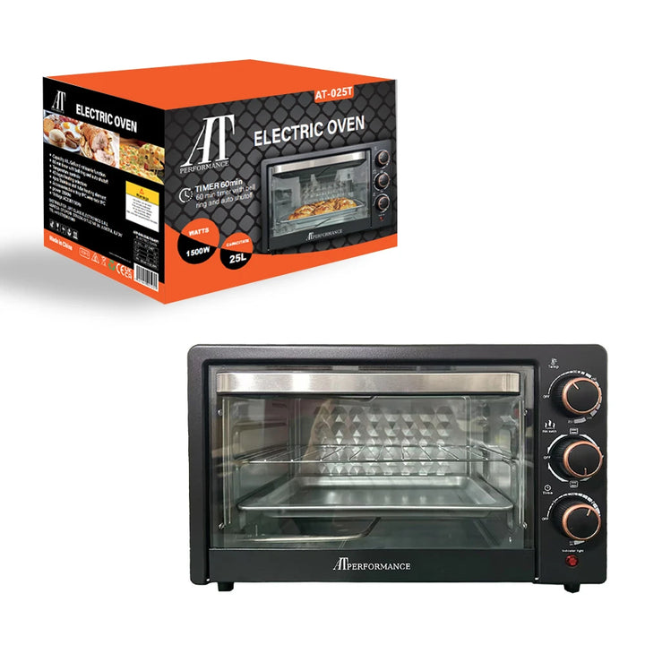 Cuptor electric multifuncțional AT Performance AT-025T, 25L, 1500W,  Timer 60 min