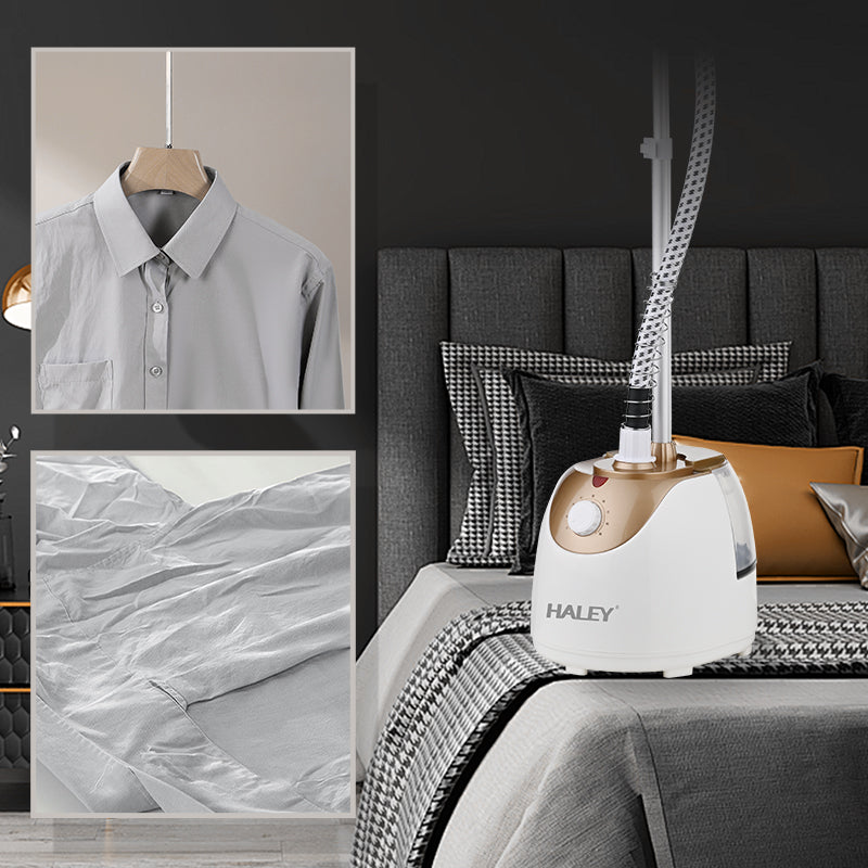 Aparat de Călcat cu Aburi Vertical HALEY, 2000W, Suport Telescopic, Rezervor 2.5L – Fier de Călcat Portabil pentru Haine, Călcare cu Aburi Eficientă și Rapidă