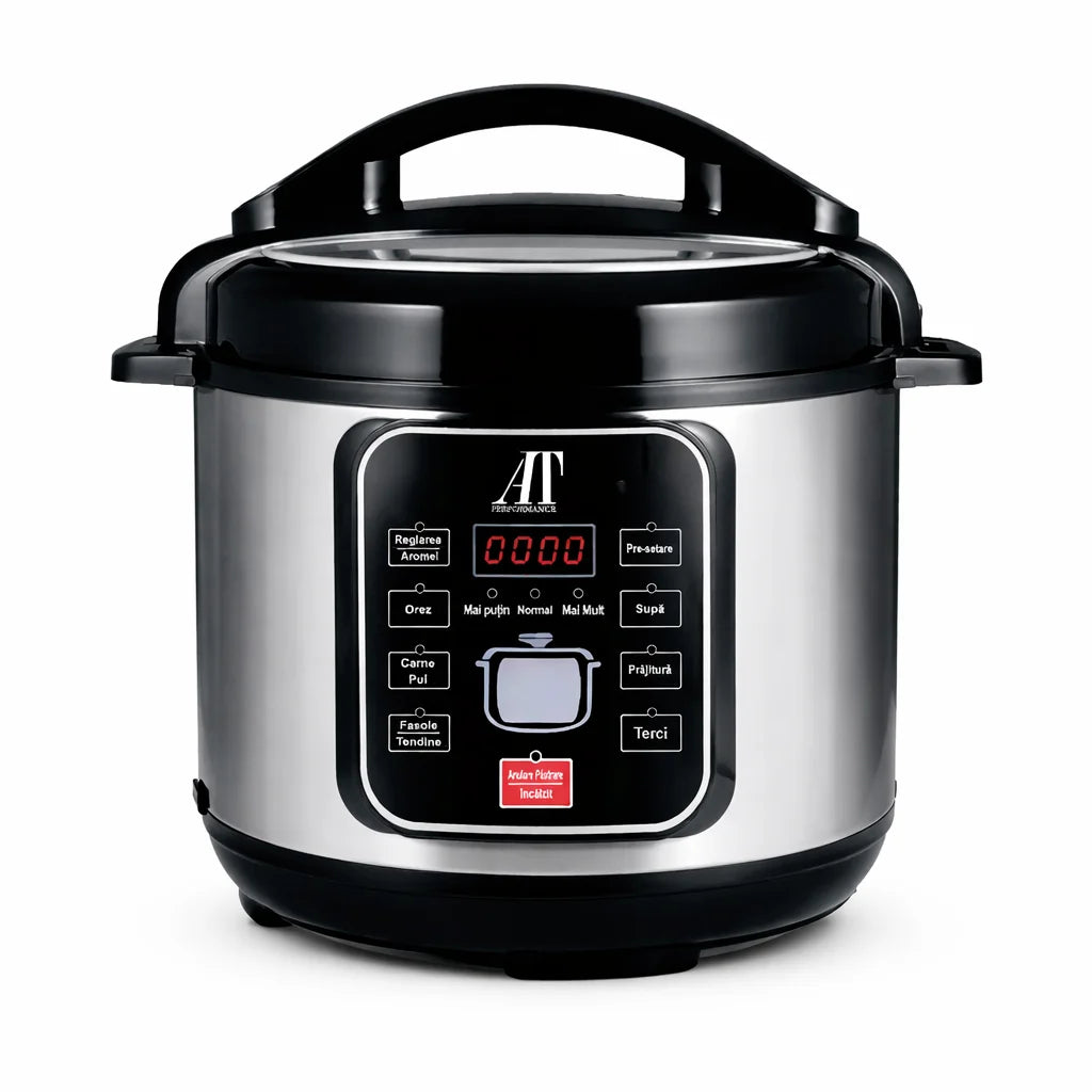 Oală Electrică sub Presiune AT Performance AT-2031, 6L, 1200W, Multifuncțională