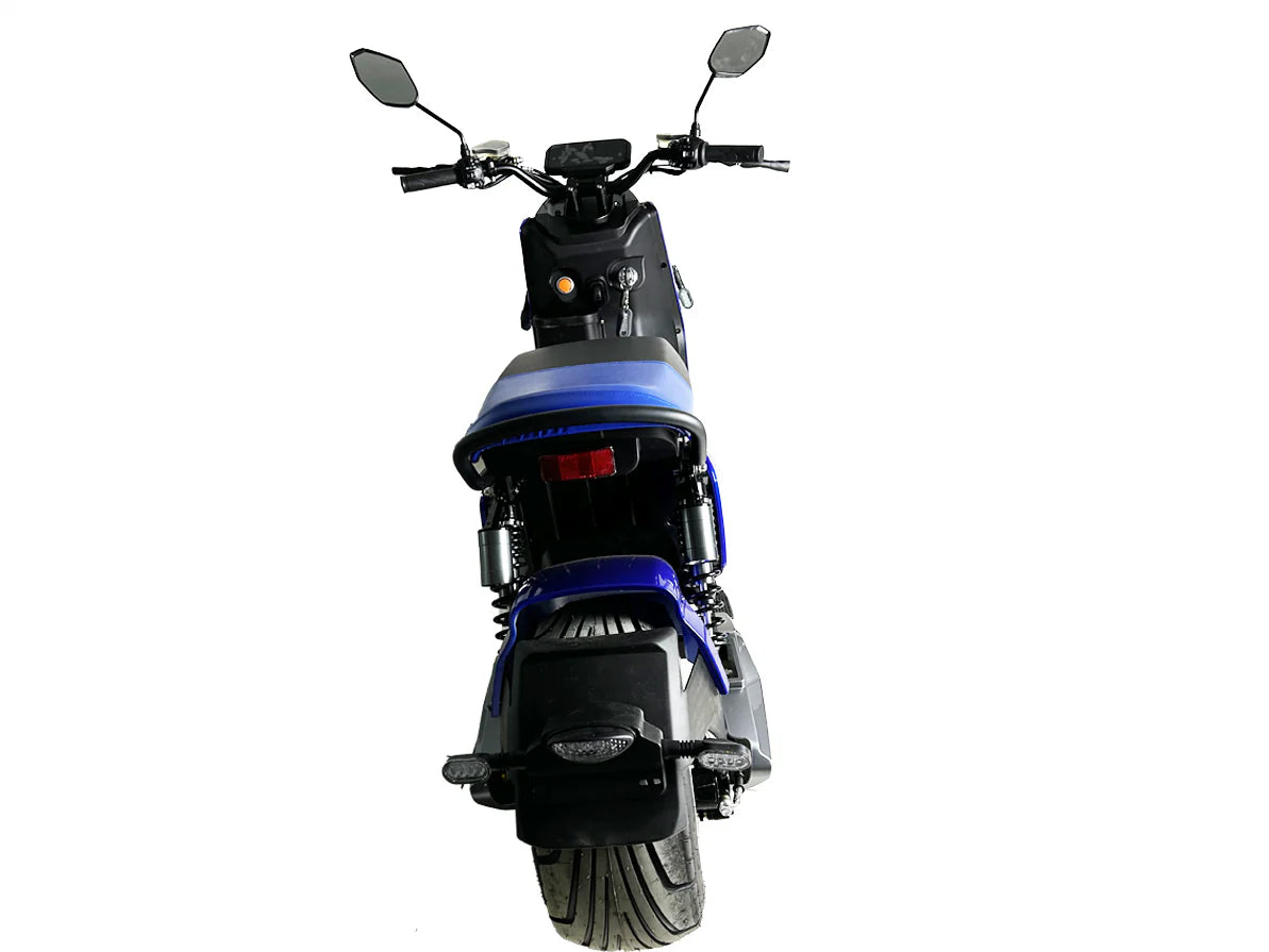 Scuter electric, AT PERFORMANCE®, 2000W, 60V, 26 AH, baterie mare, viteza maxima 75km/h, model 701PRO, culoare albastru