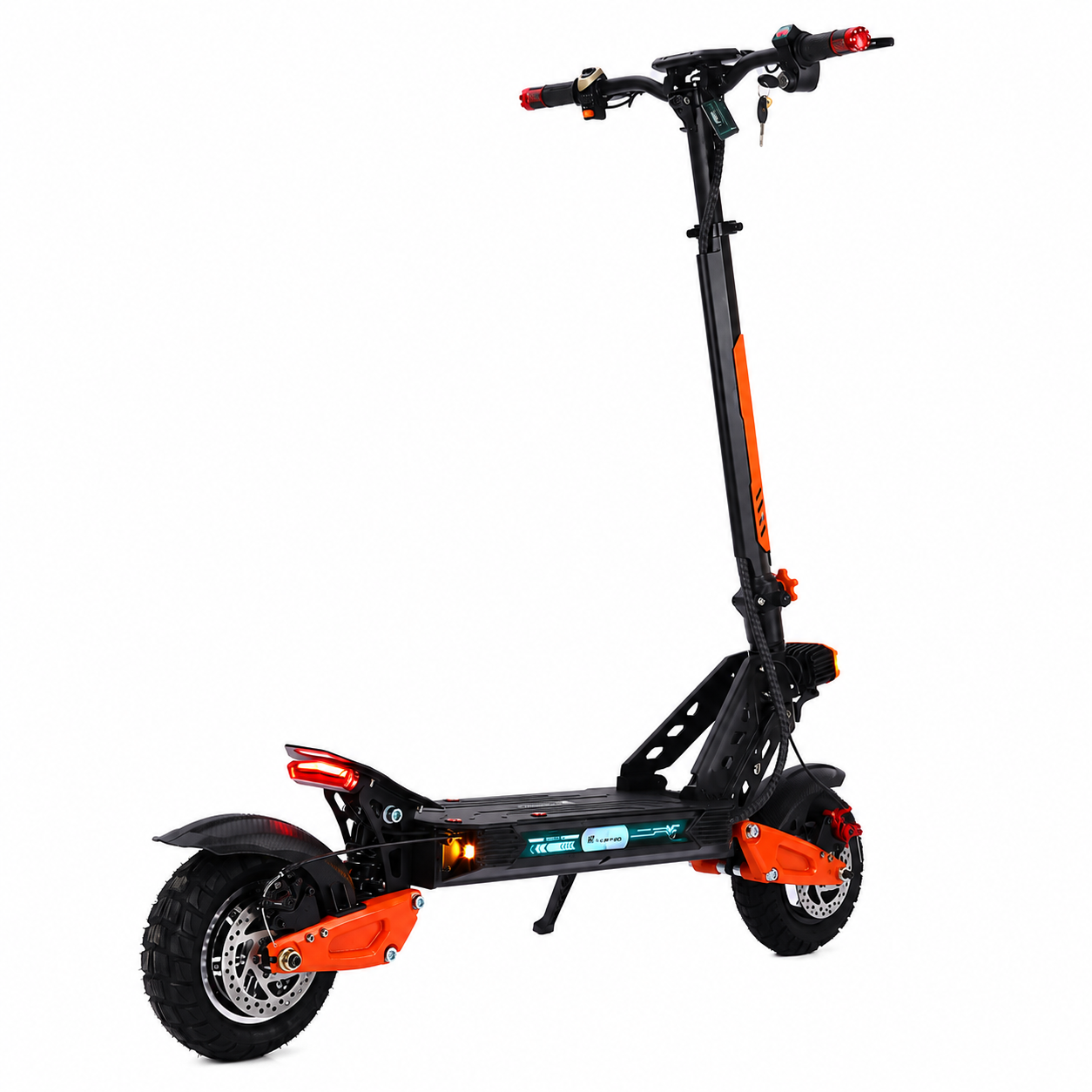 Trotinetă Electrică AT Performance AT-219, 48V 18Ah, Motor 500W, Viteză Maximă 25 km/h, Autonomie până la 25 km, Pliabilă, Roți 10", Portocaliu
