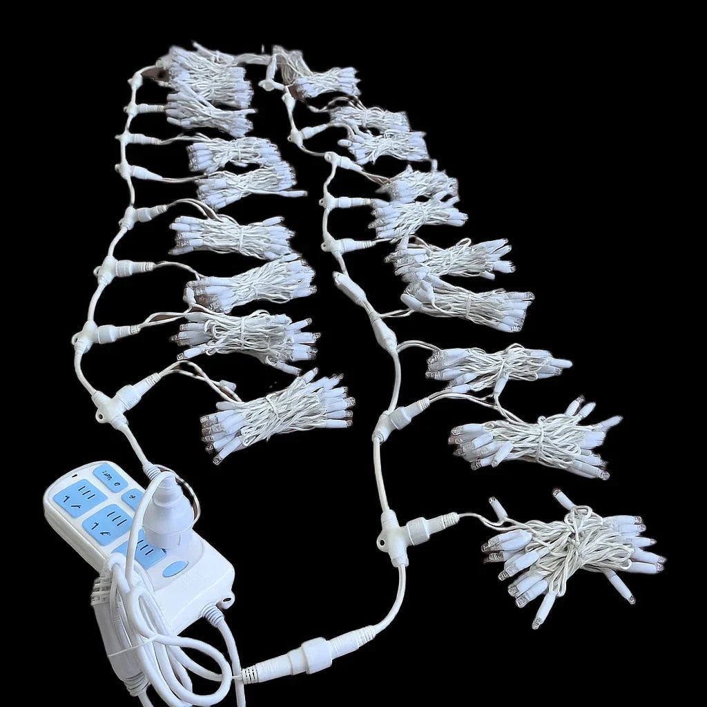 Instalație luminoasă tip perdea AT Performance 3x2M, 240 LED, IP65, efect curgere