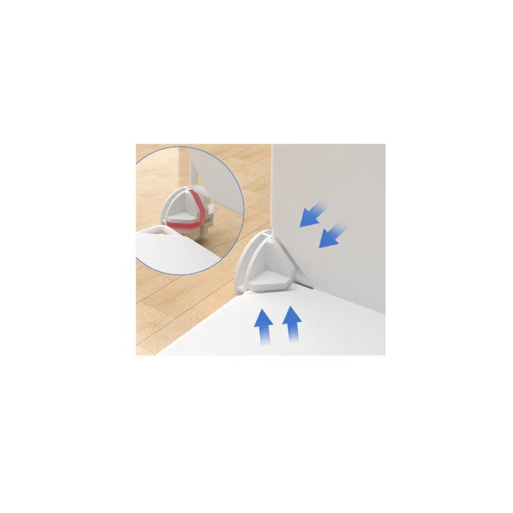Dulap modular pentru copii, AT PERFORMANCE®, 8 rafturi, durabil, 76X37X147 cm, roz, castel printese