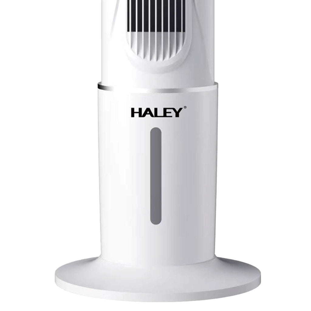 Răcitor de Aer Tip Turn HALEY HY-6117, 2000W, Rezervor 4,5L, 3 Trepte de Viteză, Oscilație Automată, Telecomandă, Timer, Display LED, Alb