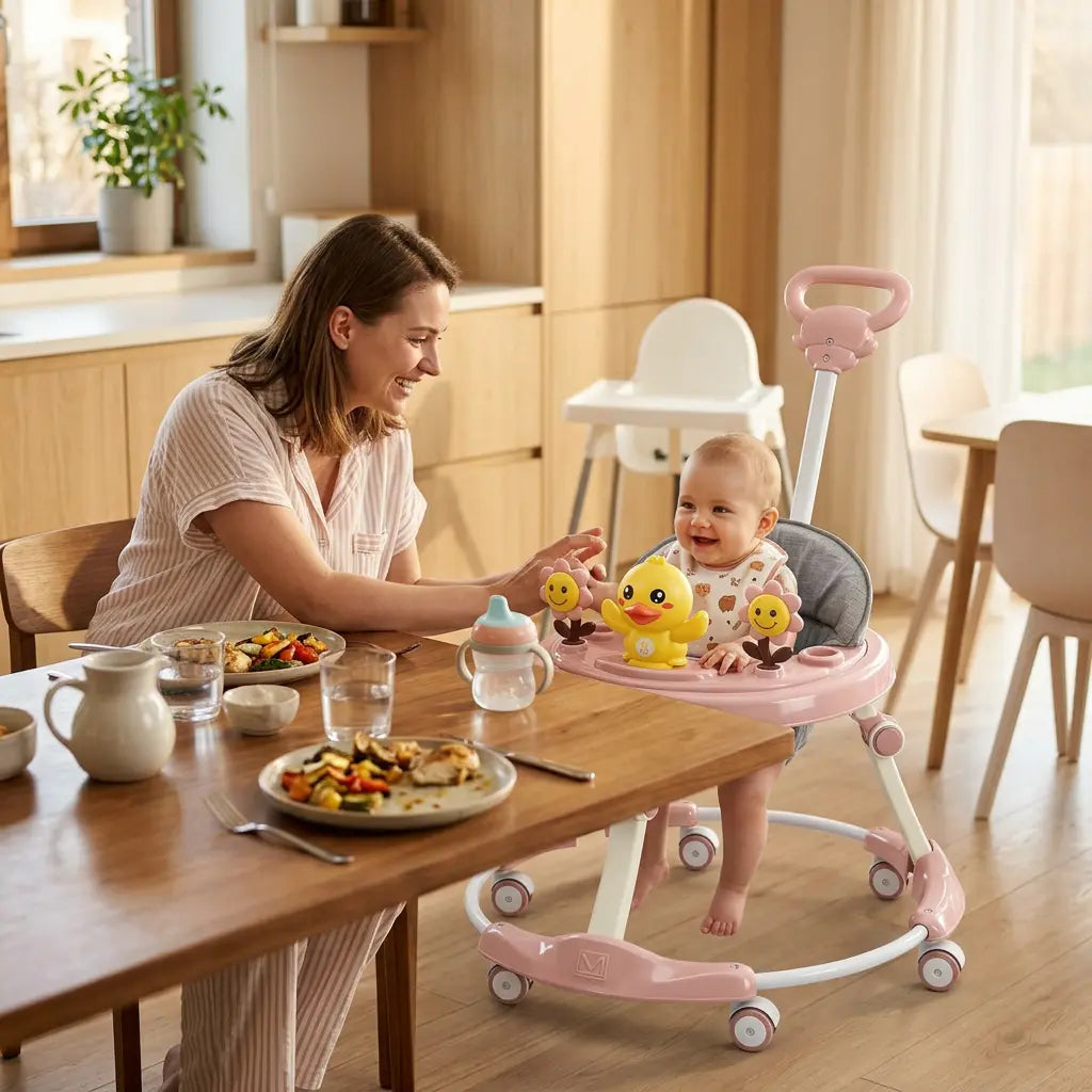 Premergător Multifuncțional, KIDOO® – Siguranță, Confort și Distracție pentru Primii Pasi ai Micuțului Tău