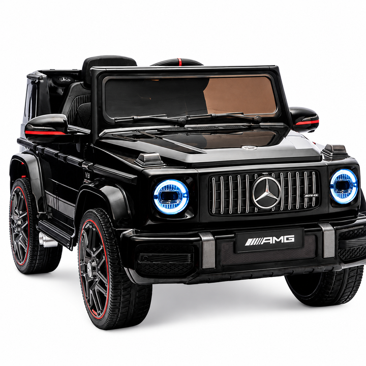 Mercedes-Benz AMG G63 – Mașinuță electrică oficial licențiată pentru copii (12V, 2 motoare de 30W)