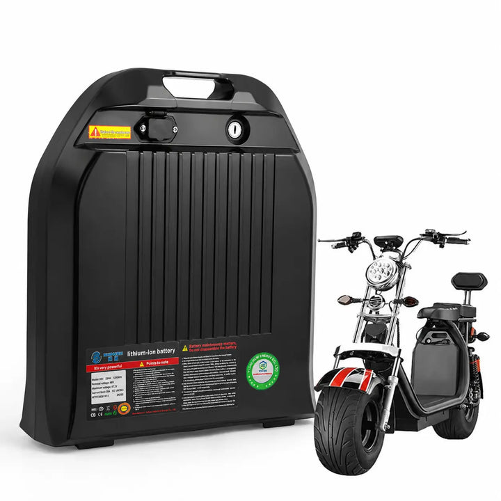 Acumulator Litiu-Ion 60V 20Ah (1200Wh) pentru Scuter Electric – Baterie Detasabilă, BMS Integrat, Curent Maxim 40A, Încărcare 67.2V