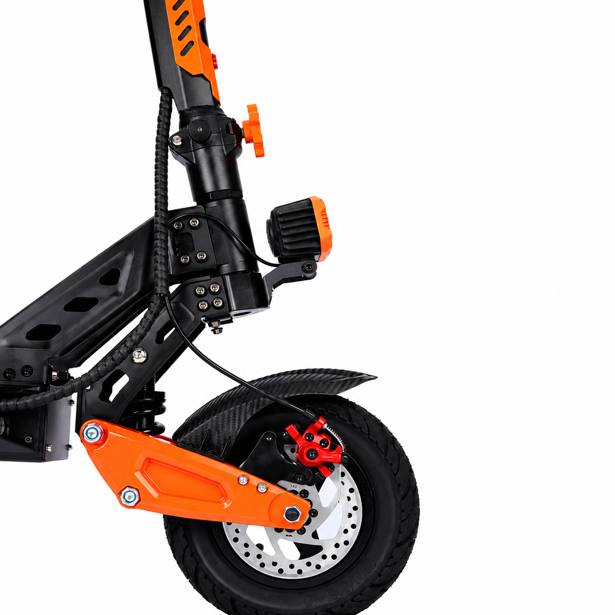 Trotinetă Electrică AT Performance AT-219, 48V 18Ah, Motor 500W, Viteză Maximă 25 km/h, Autonomie până la 25 km, Pliabilă, Roți 10", Portocaliu