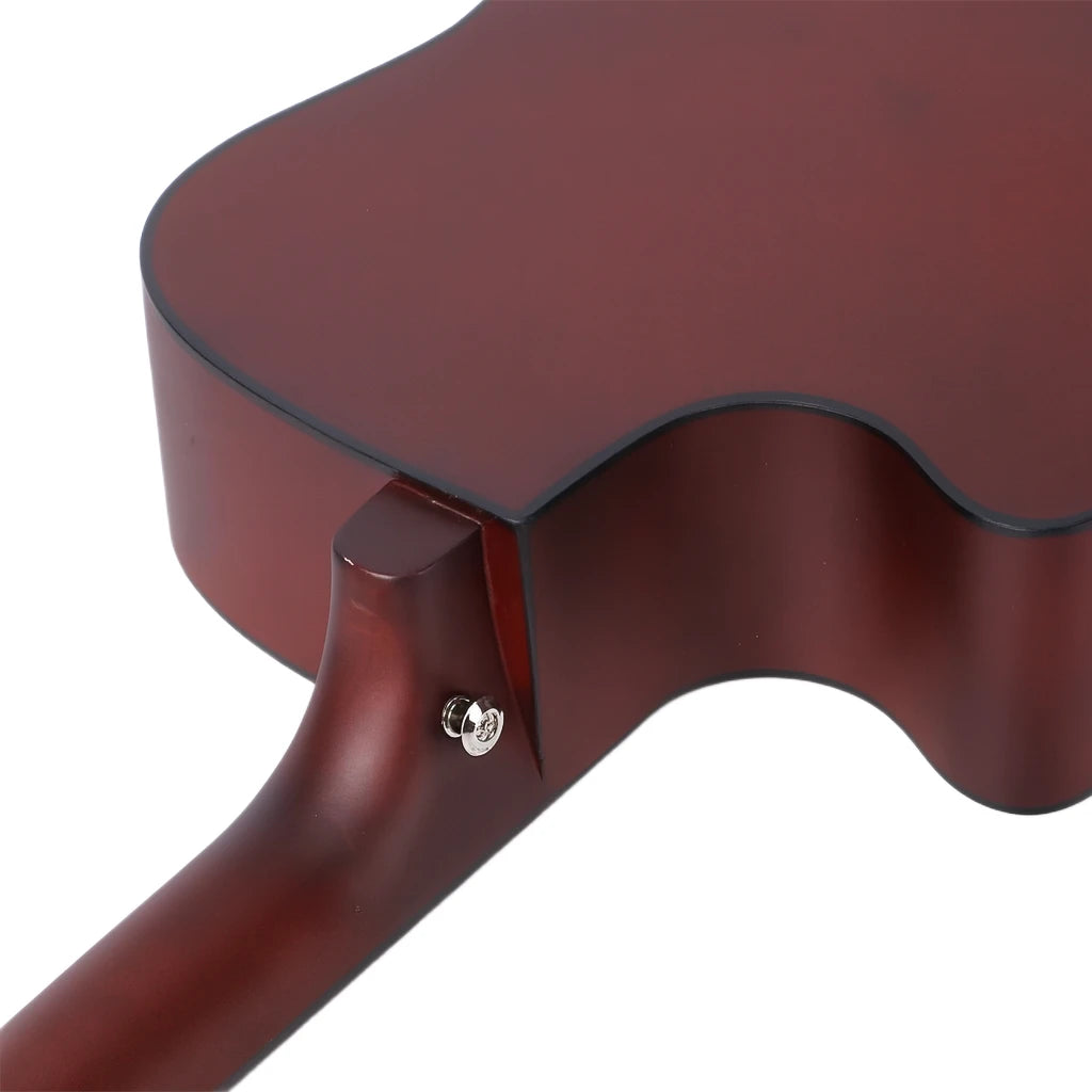 Chitară acustică 4/4 din lemn natural – model clasic sunet cald și clar