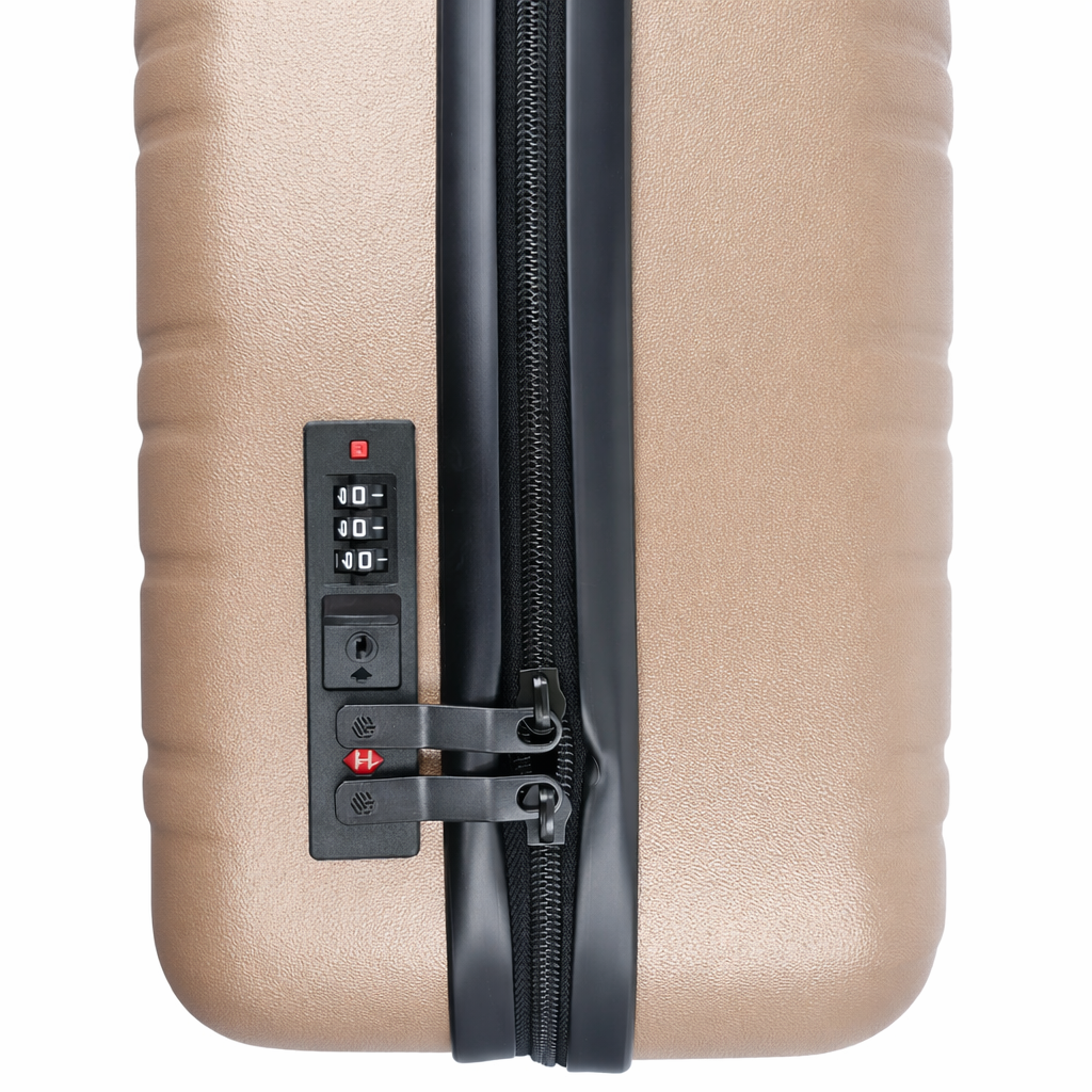 Set 3 Valize Rigide ABS cu Roți 360° – Mare 73 cm, Medie 65 cm, Cabină 55 cm