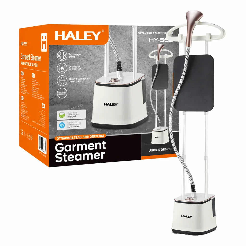 Aparat de Călcat Vertical cu Abur HALEY HY-565, 2000W, Rezervor 2.7L