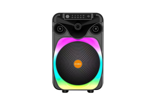 Boxă Bluetooth Portabilă Karaoke AT PERFORMANCE®, cu Microfon, Sunet Puternic și Design Modern CS-0811, Plus casca handfree