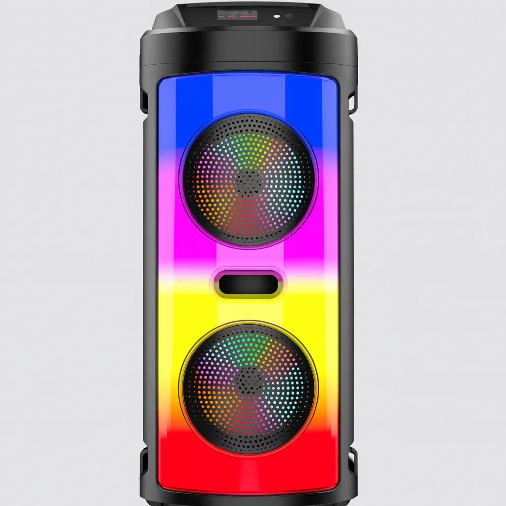 Boxă Portabilă ZQS4248 AT Performance, cu Bluetooth, RGB și Microfon – 4” Party Speaker