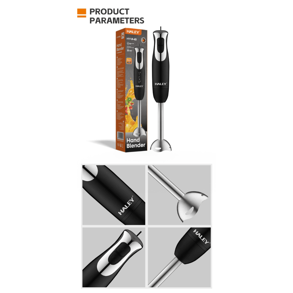Blender Vertical 1200W, Lame Din Oțel Inoxidabil, 2 Trepte De Viteză, Motor DC Puternic, Sistem Antistropi